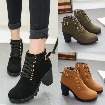 Stivaletti con Tacco Chunky da donna