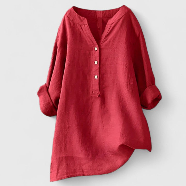 Larienne | Camicia elegante con bottoni Frontali