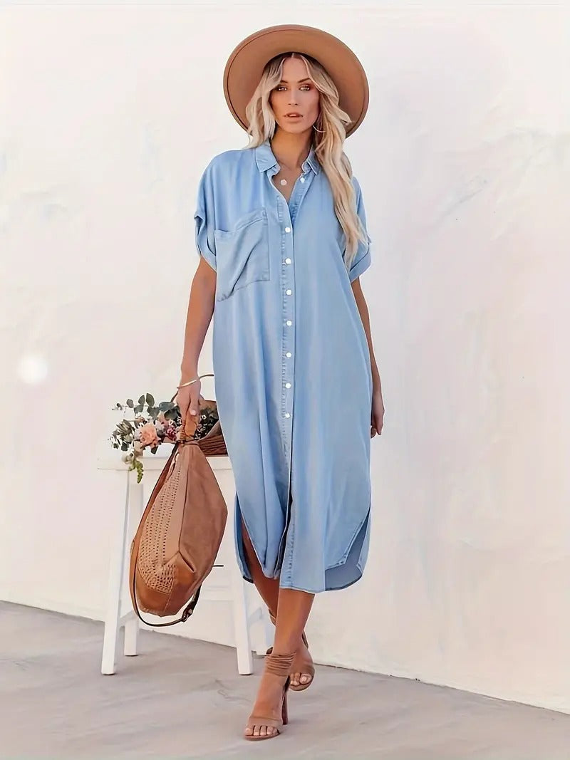 Samira-Abito camisero con tasche fijos
