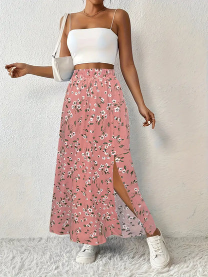SOLYNNE – GONNA MAXI CON STAMPA FLOREALE