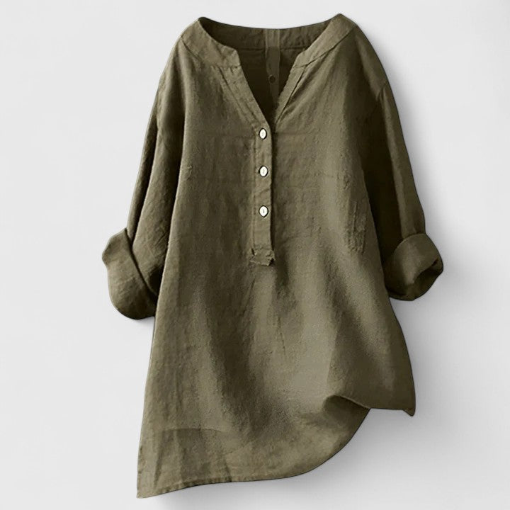 Larienne | Camicia elegante con bottoni Frontali