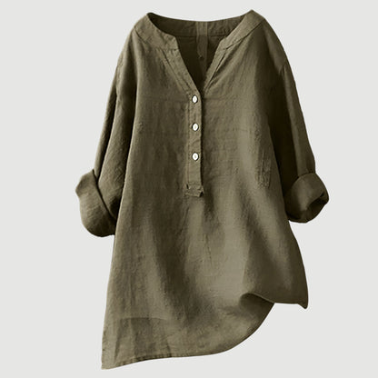 Nayeli™ - CAMICIA LEGGERA E COMODA CON BOTTONI
