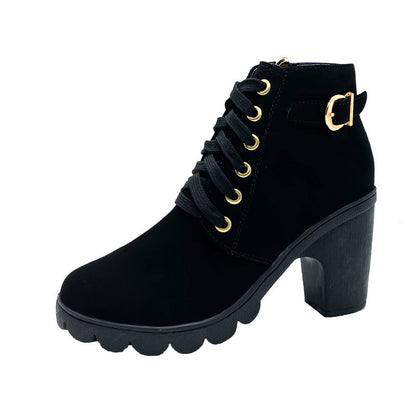 Stivaletti con Tacco Chunky da donna