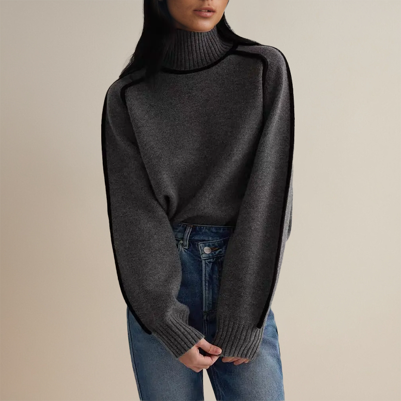 Lara - Maglione a collo alto