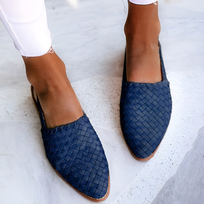 Whisper - Sandali eleganti in pelle trenzada per donna