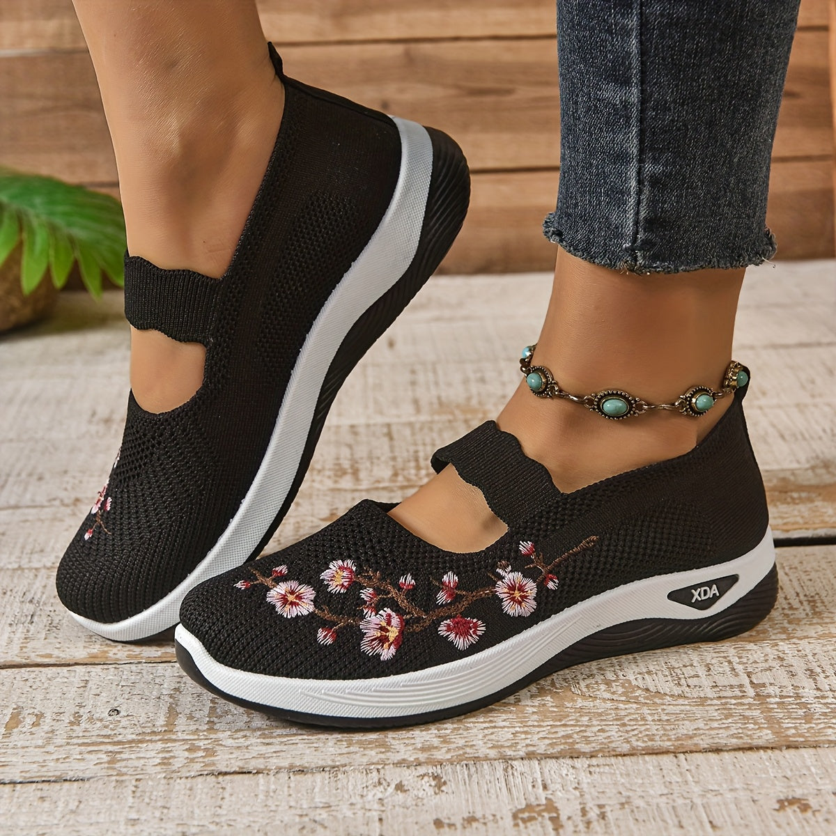 Gianna - Sneakers Florales di Supporto