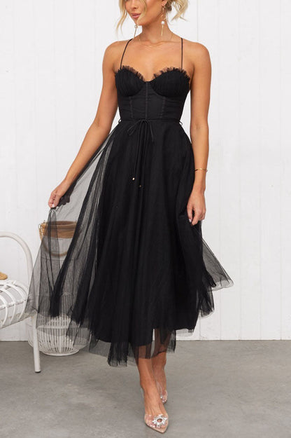 Abito lungo Elegante con Bustier - Abito da cerimonia Fluido