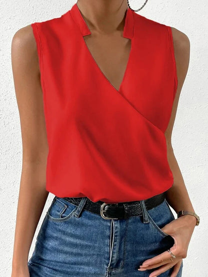 Emma | Top Casual con scollo a V Elegante