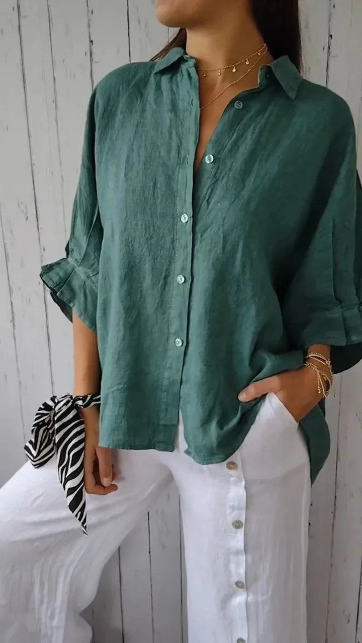 Bonnie – Camicia di Bottoni Rilassata