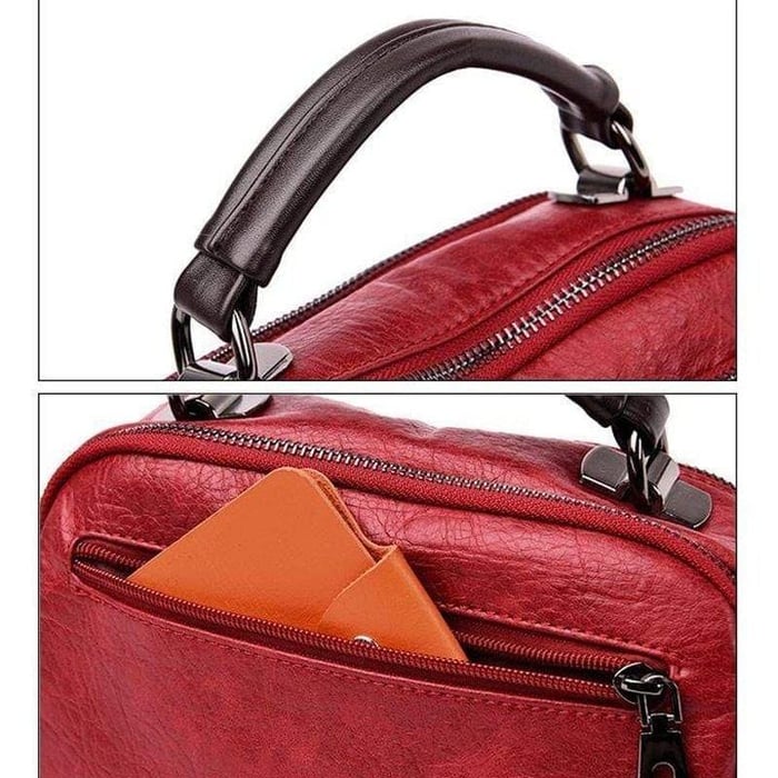 Finbjørg | Borsa Piccola e Versatile in Tonalità Cognac Dorato
