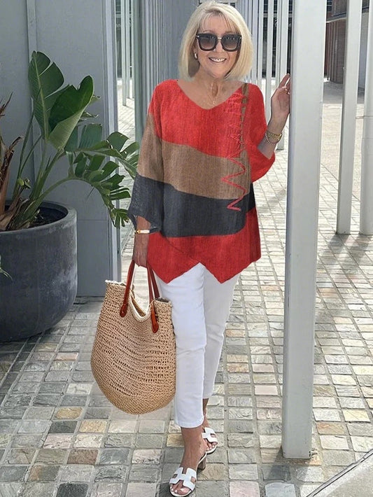 Tahlira - Maglione Largo Casual a maniche lunghe