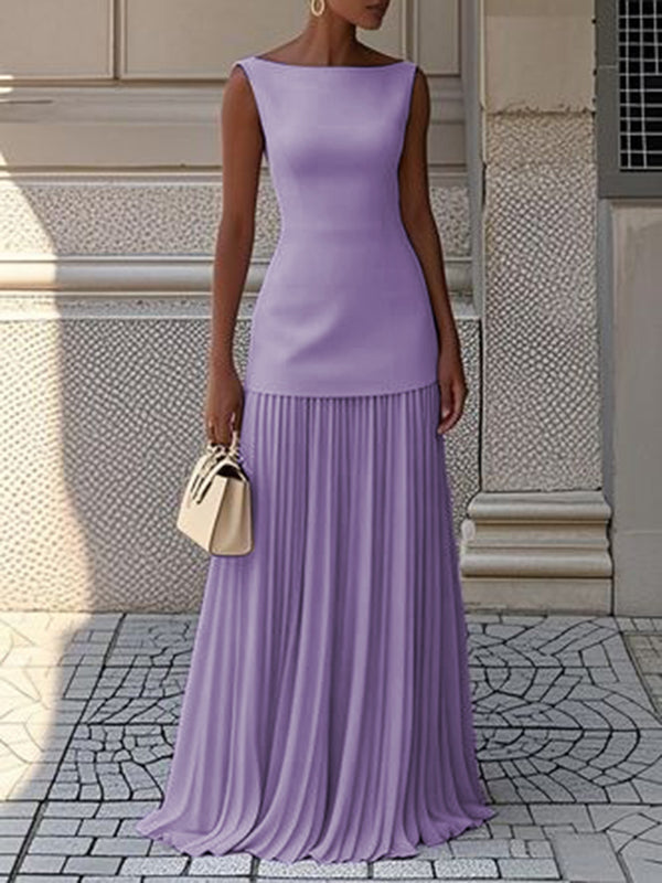 JULIET – ABITO MAXI SENZA MANICHE DI ELEGANZA INTEMporal