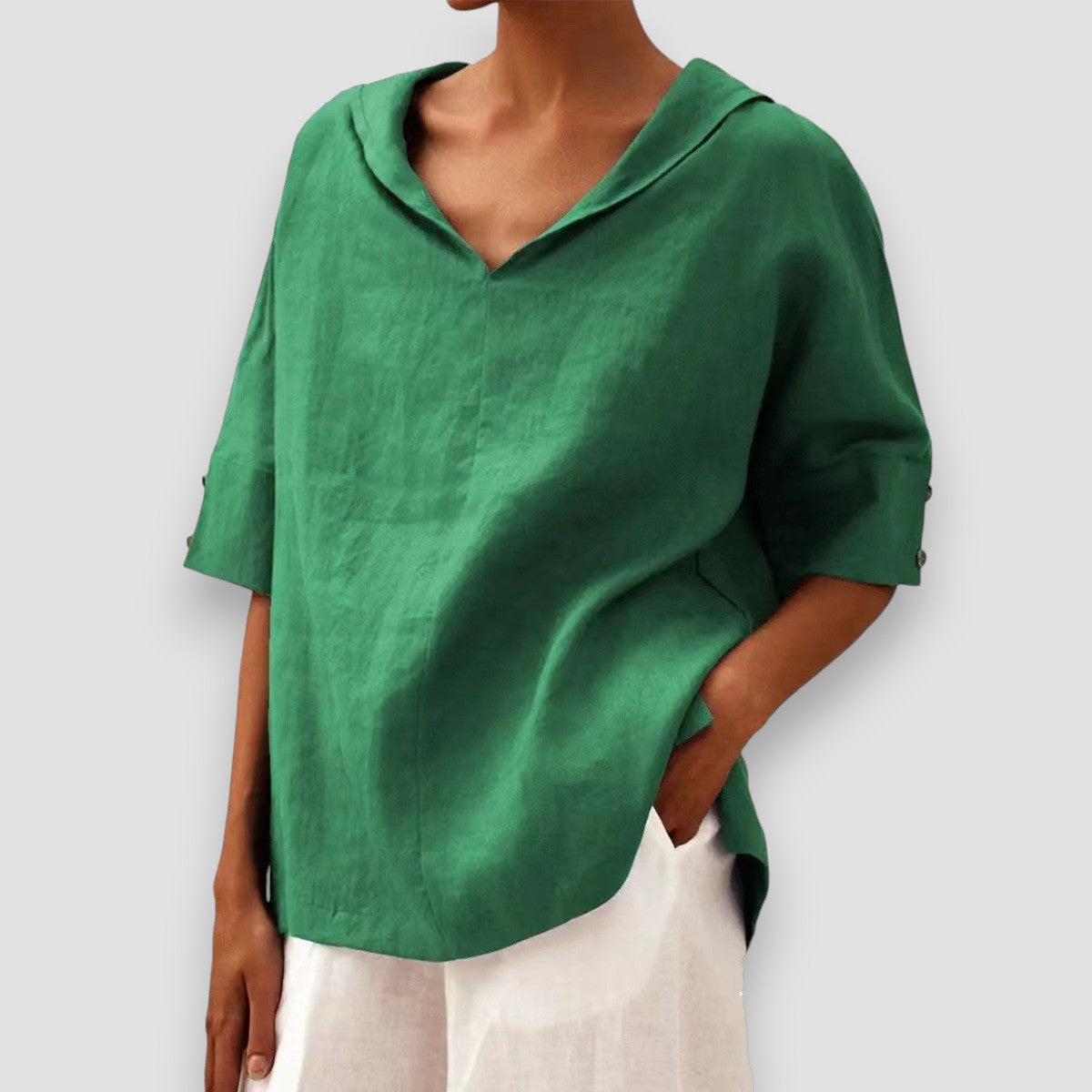 Elda | Camicia scollo a V