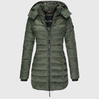 Elise™ - Cappotto lungo di piume