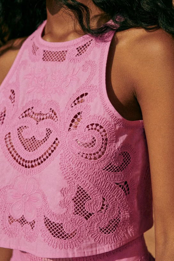 Romy | Set di Pizzo Rosa Moise