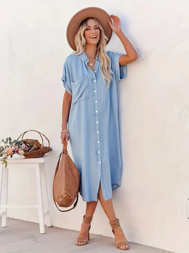 Samira-Abito camisero con tasche fijos
