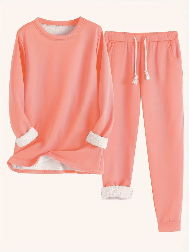 RILEY – SET LOUNGE DI FELPA CON FORRO