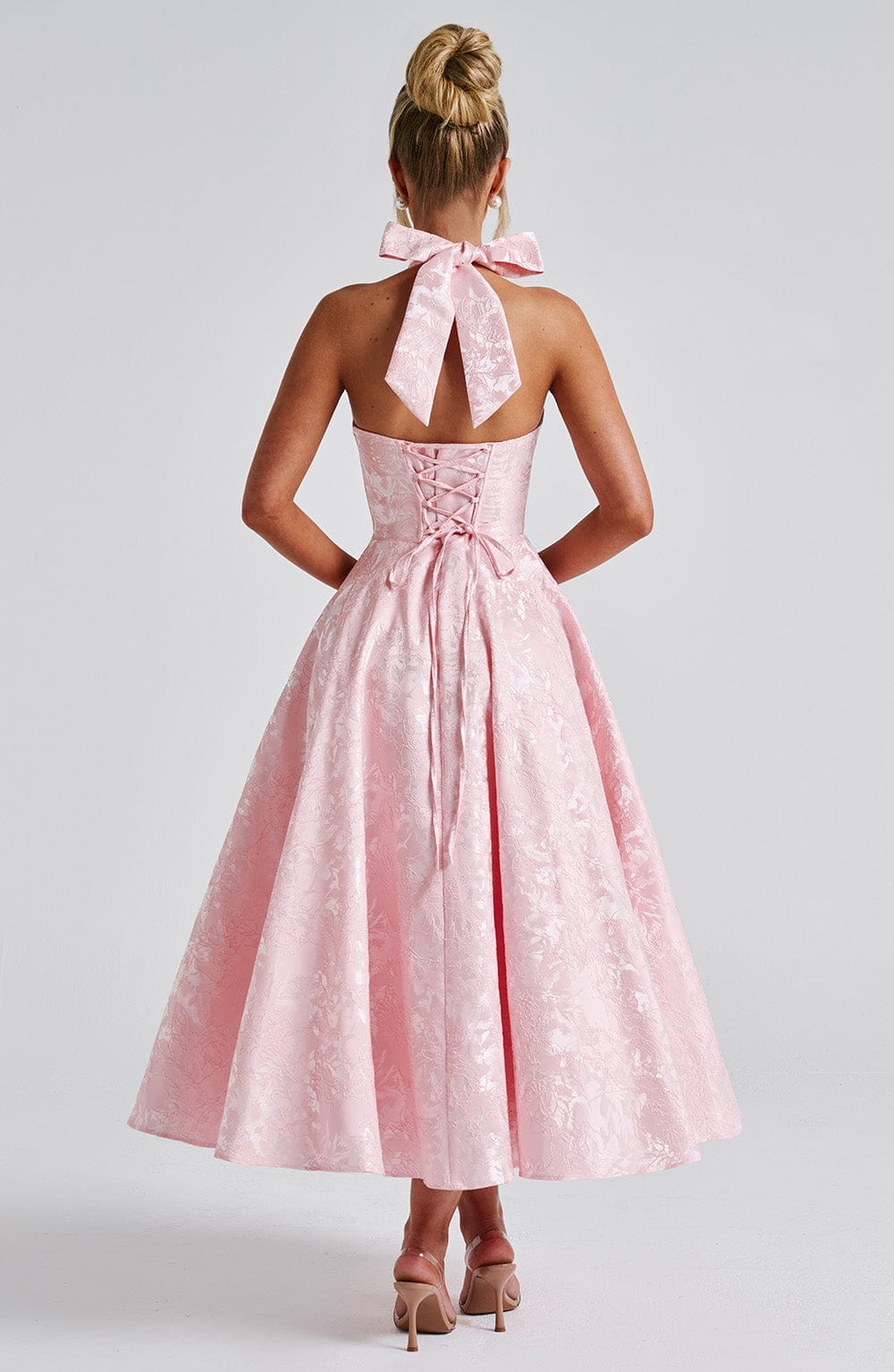 Eulalie - Abito Senza Espalda Elegante con Scollo a V