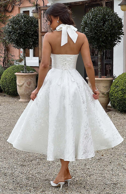 Eulalie - Abito di Schiena Descubierta con scollo a V Chic