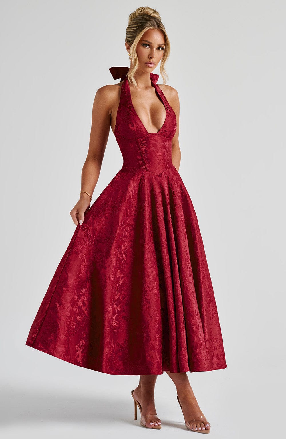 Eulalie - Abito di Schiena Descubierta con scollo a V Chic