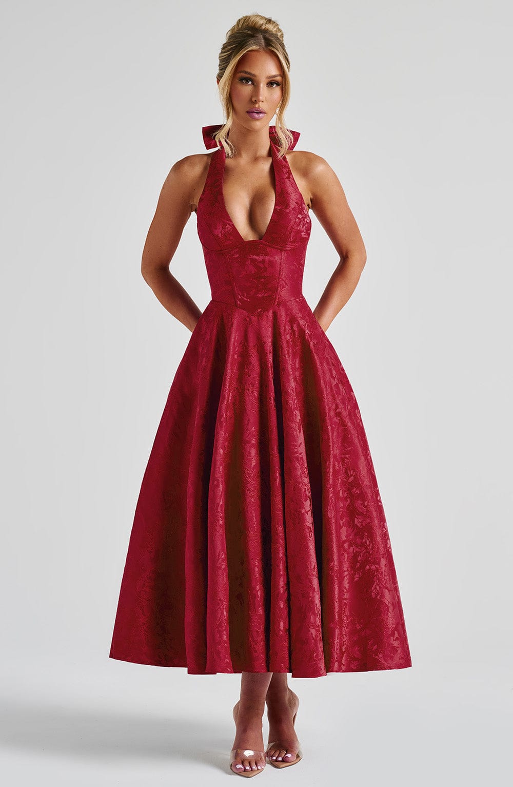 Eulalie - Abito di Schiena Descubierta con scollo a V Chic