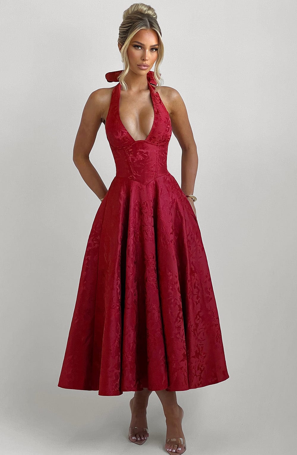 Eulalie - Abito di Schiena Descubierta con scollo a V Chic