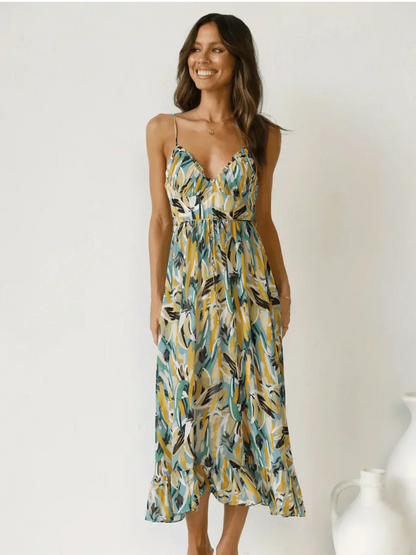 Chiara - Abito midi Colorido donna | Eleganza Estiva