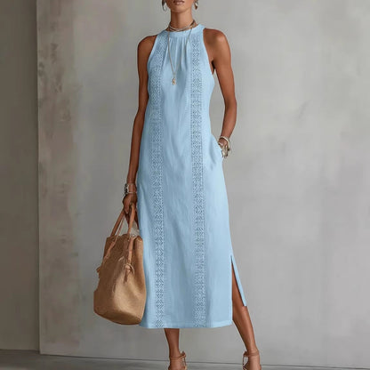 Abito maxi Vittoria - Eleganza Senza tempo e Ricamo artigianale
