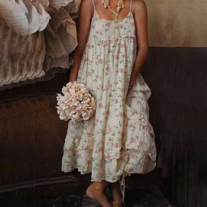 Abito Maxi Barbara Bloem - Eleganza naturale