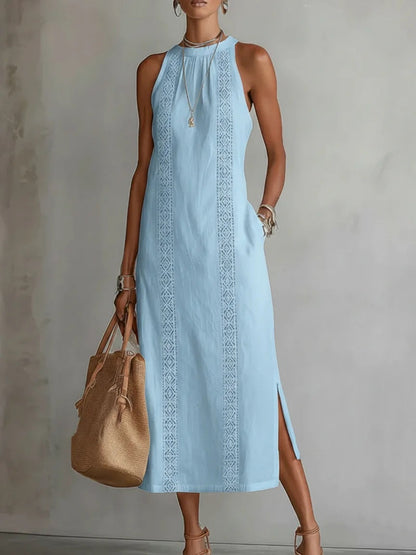 Abito maxi Vittoria - Eleganza Senza tempo e Ricamo artigianale