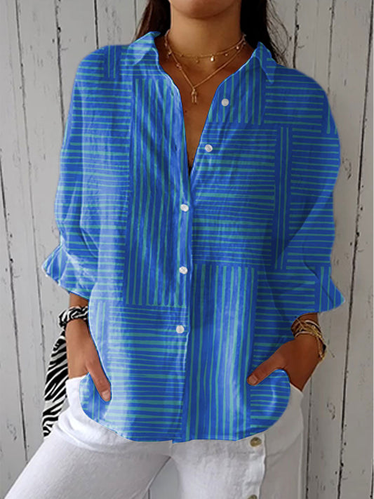 Feline | Blusa di Righe Azules