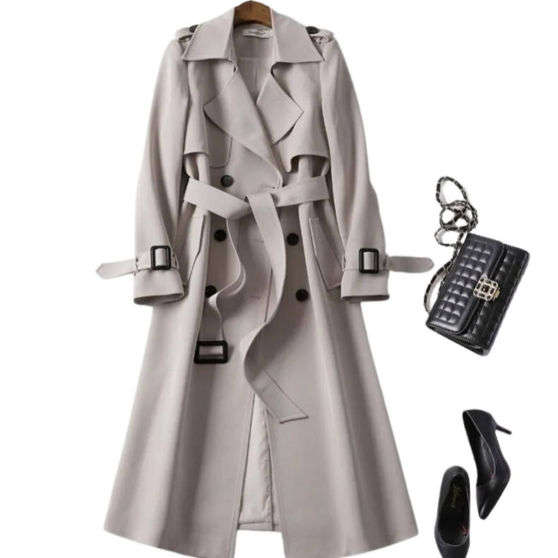 Christai | Cappotto lungo da donna | Giacca Con bottoni