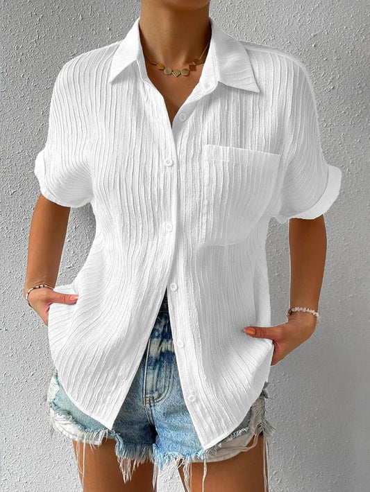 BLUSA CON COLLO CLASSICO ZAHRINA