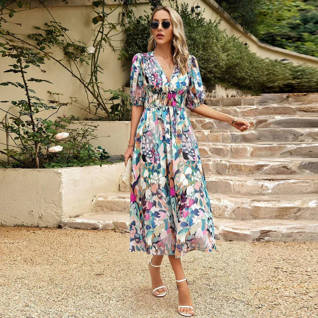 Grace | Abito con scollo a V