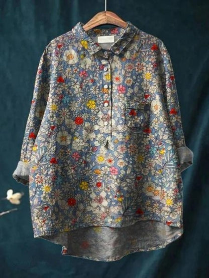 BLUSA SERAPHINA I RETRÒ-FLOWER