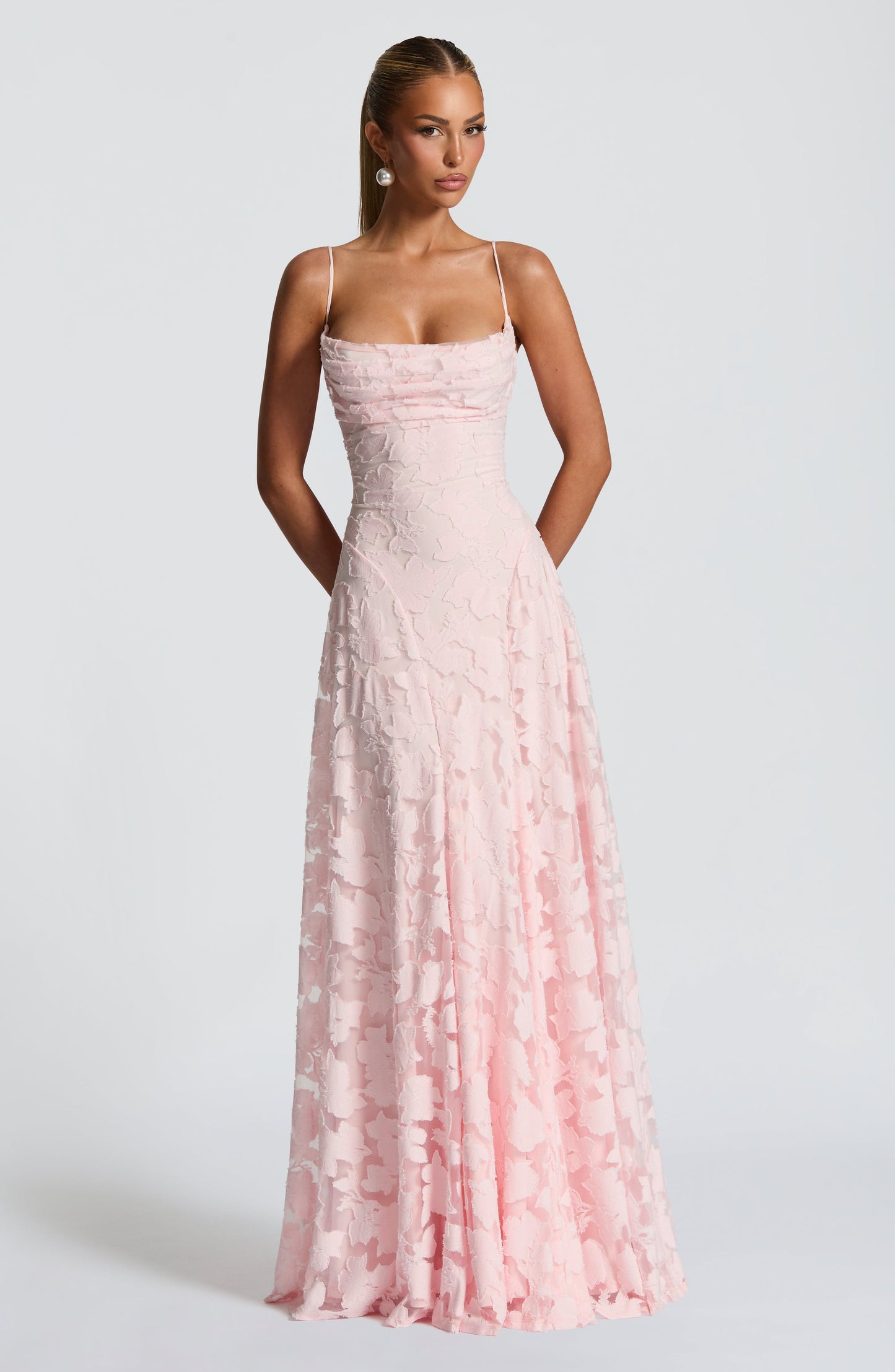 Alona - Abito maxi di Corsetto in pizzo Elegante