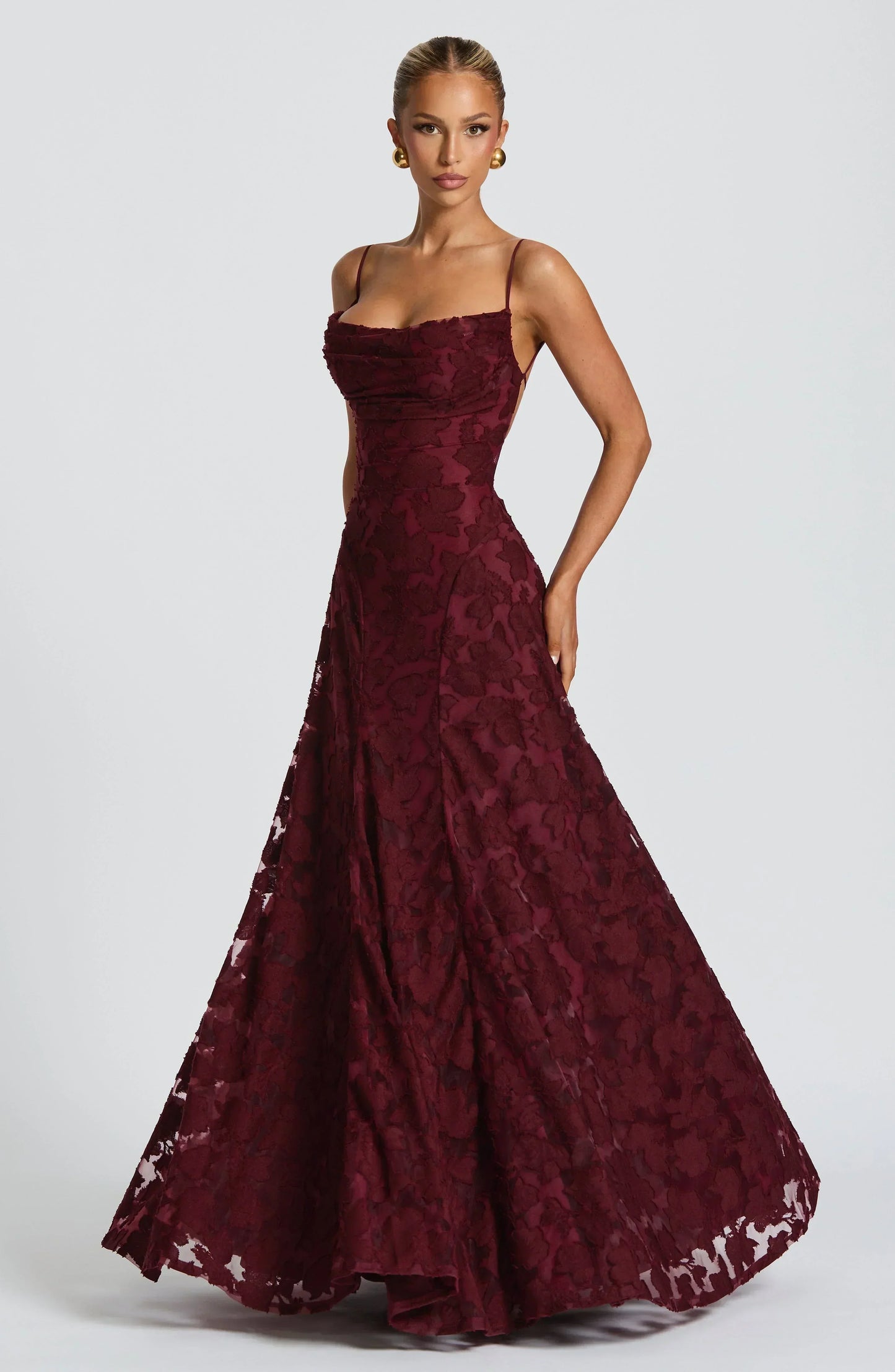 Lucina | Abito maxi di Eleganza Raffinata