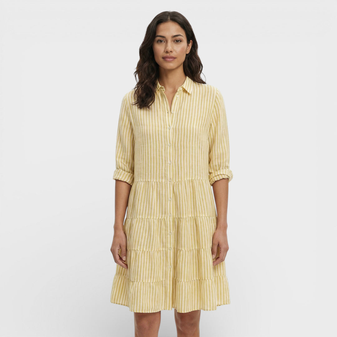 Abito midi Righe donna Fluido