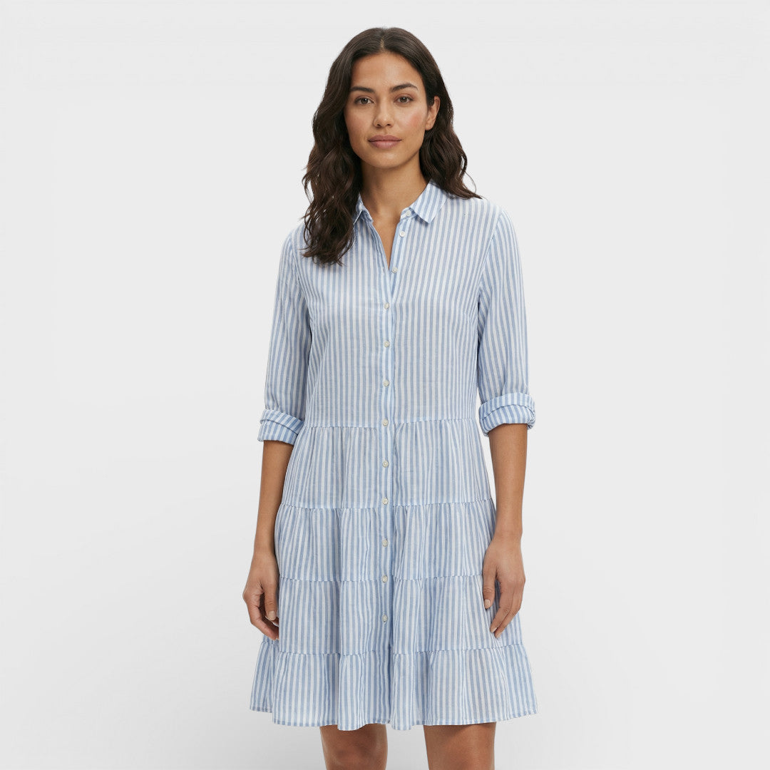 Abito midi Righe donna Fluido