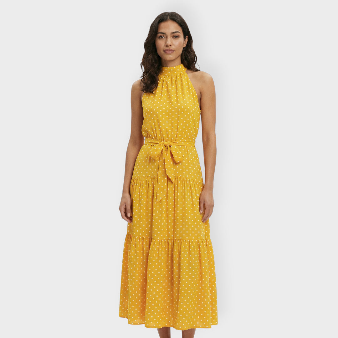 Abito midi donna Pois Lazo