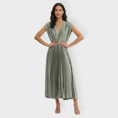Abito lungo Plissettato donna Elegante