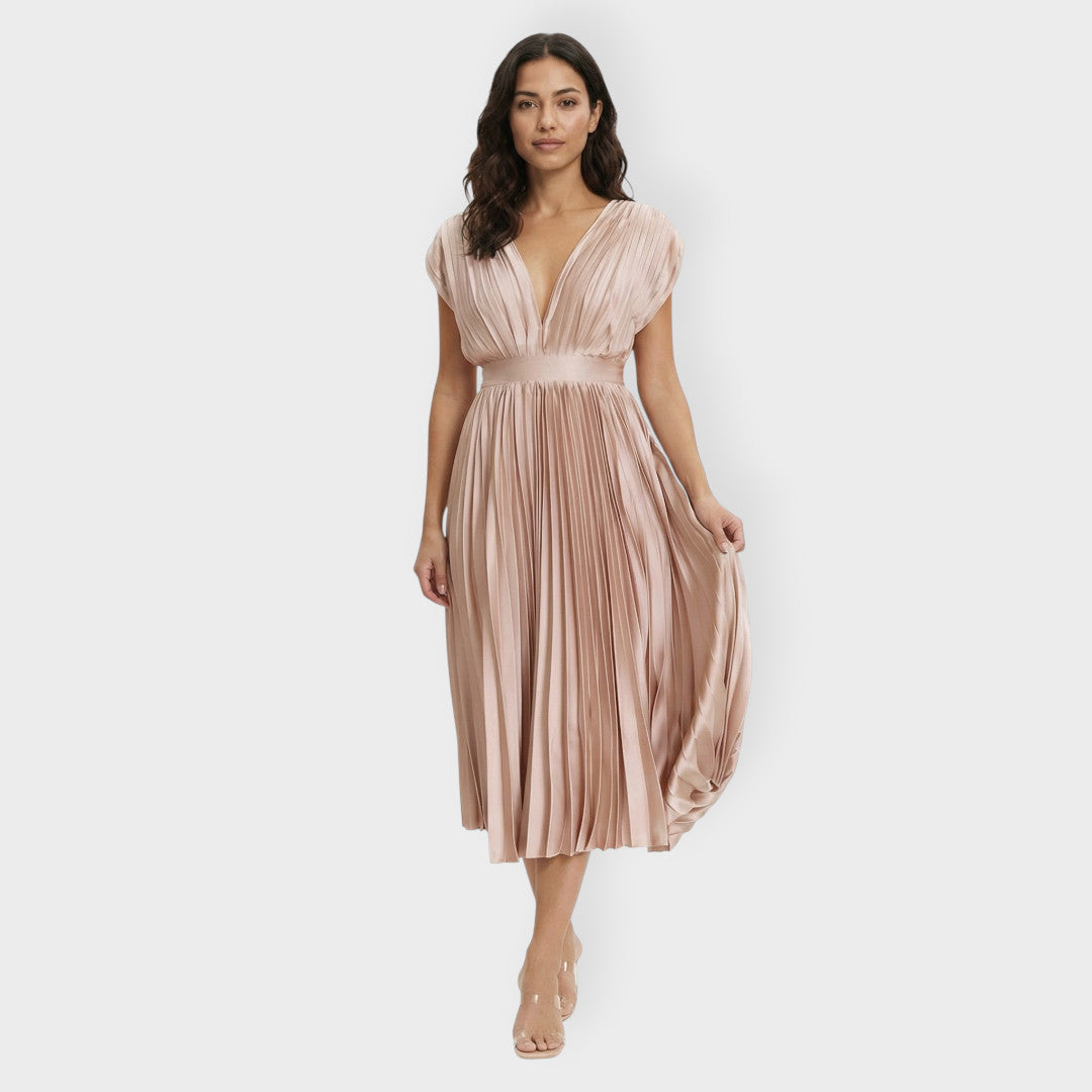 Abito lungo Plissettato donna Elegante