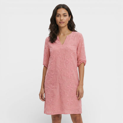 Abito midi donna Ricamo Fiori