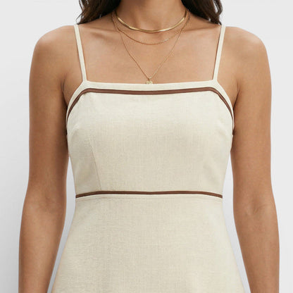 Abito Vacanze Ricamo Spalline donna