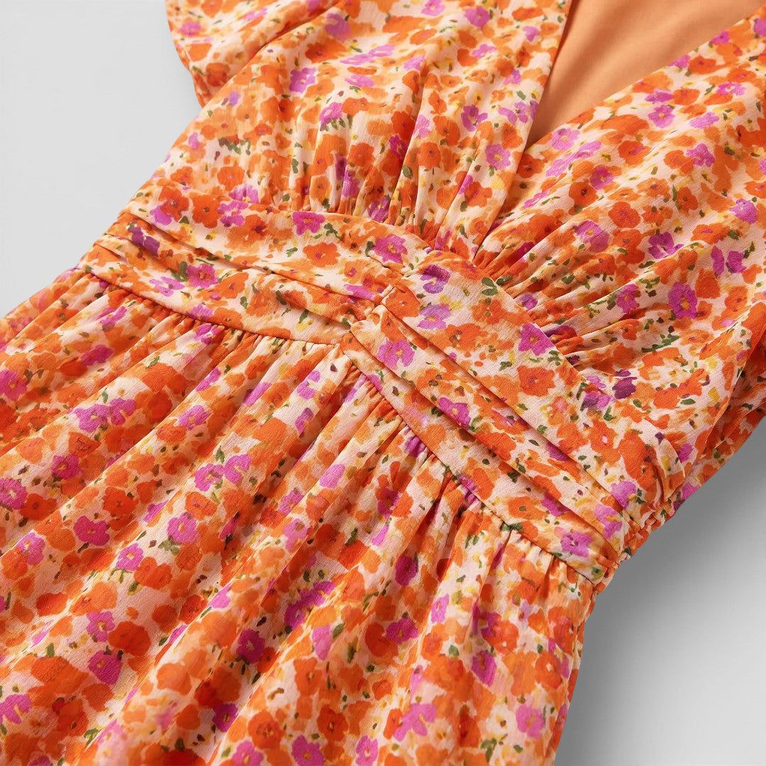 Abito lungo Floreale donna Elegante