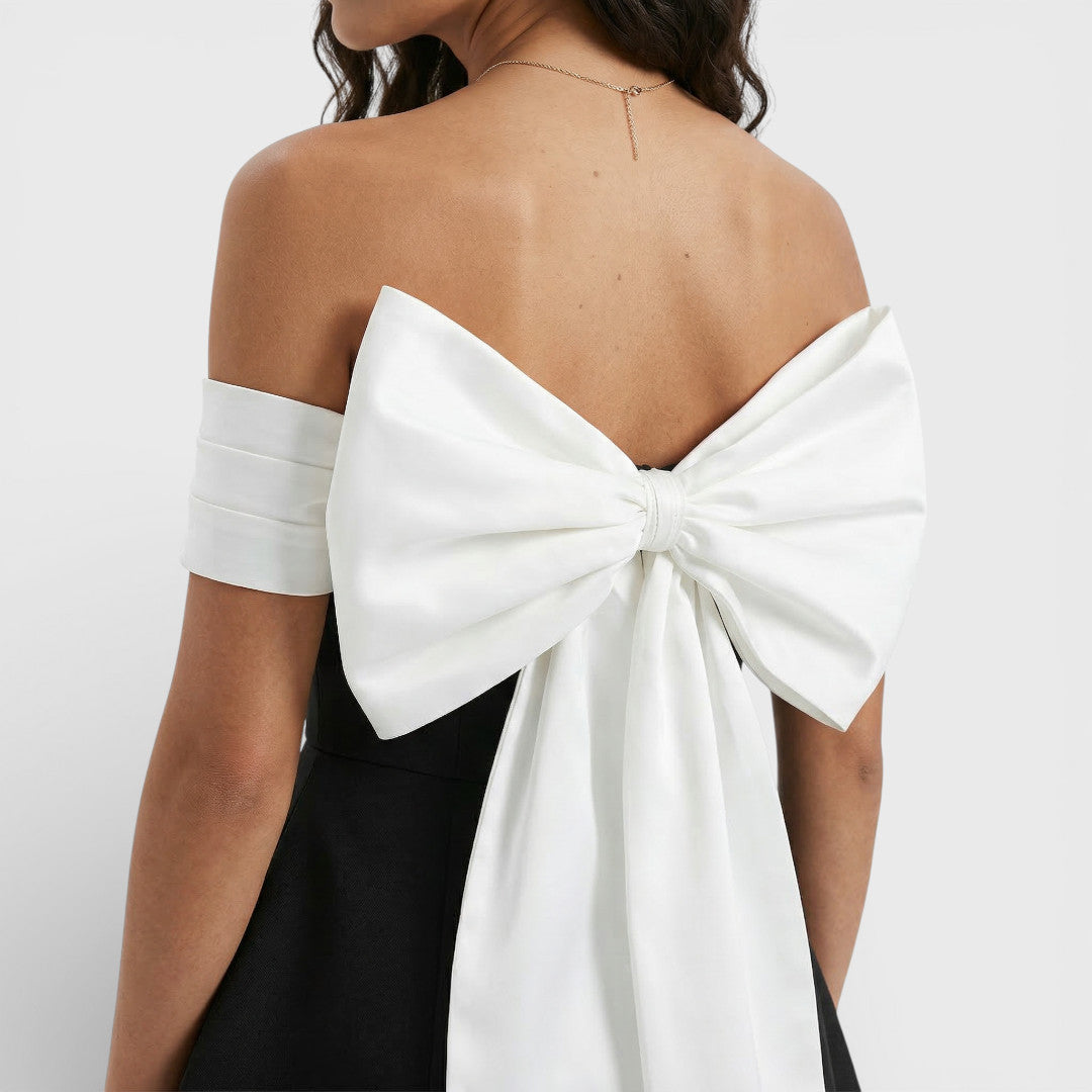 Abito mini Bardot Elegante donna
