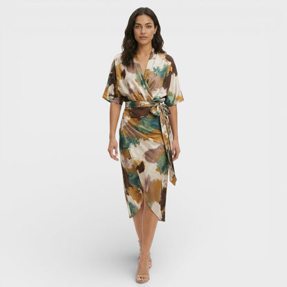 Abito lungo Scollo Pico donna