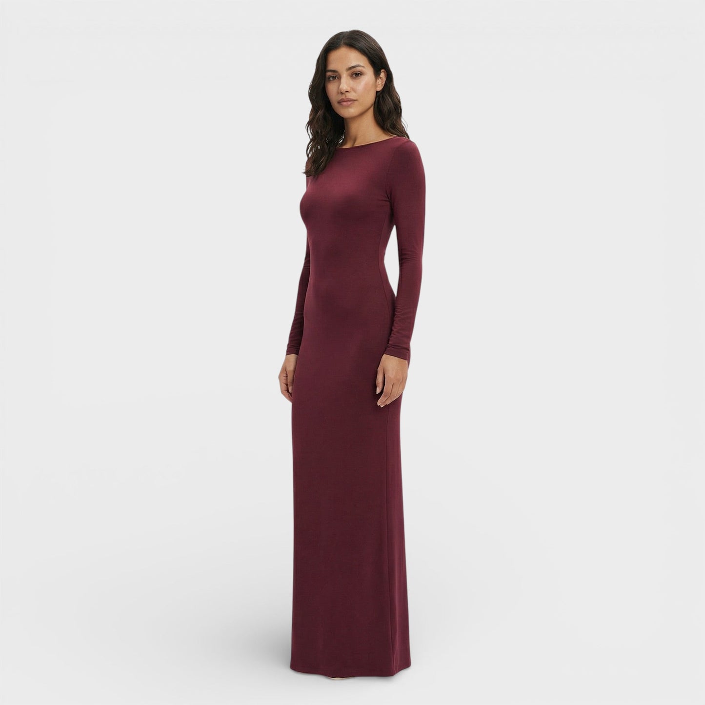 Abito maxi Schiena scoperta Elegante