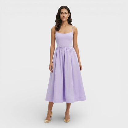 Abito midi donna Spalline Aline