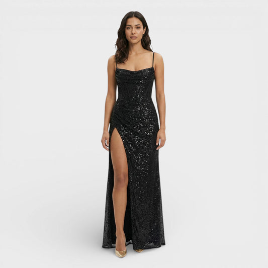 Abito lungo donna Lentejuelas Spacco